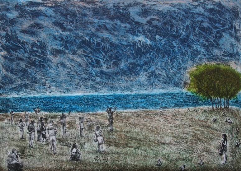 Apparition, etching and aquatint, 42 x 58.5 cm, edition of 55