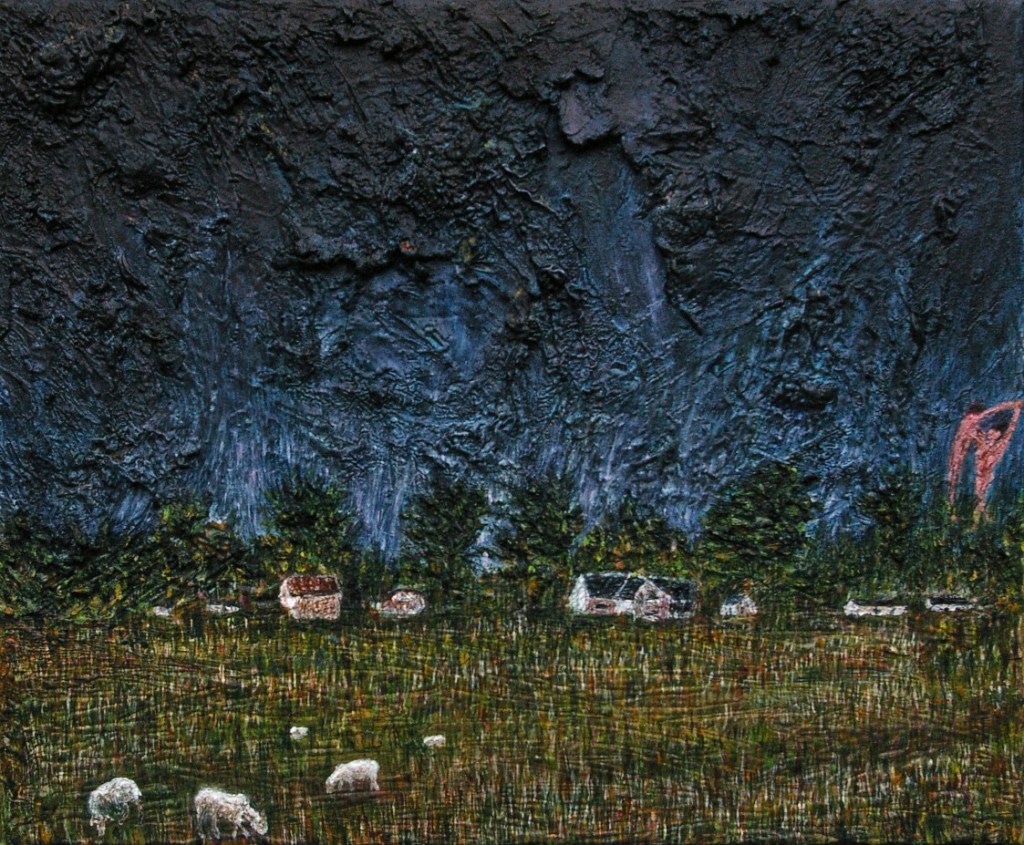 nightly-levitation-over-the-fields-of-kildare-oil-nad-beeswax-on-canvas-25-x-30-cm