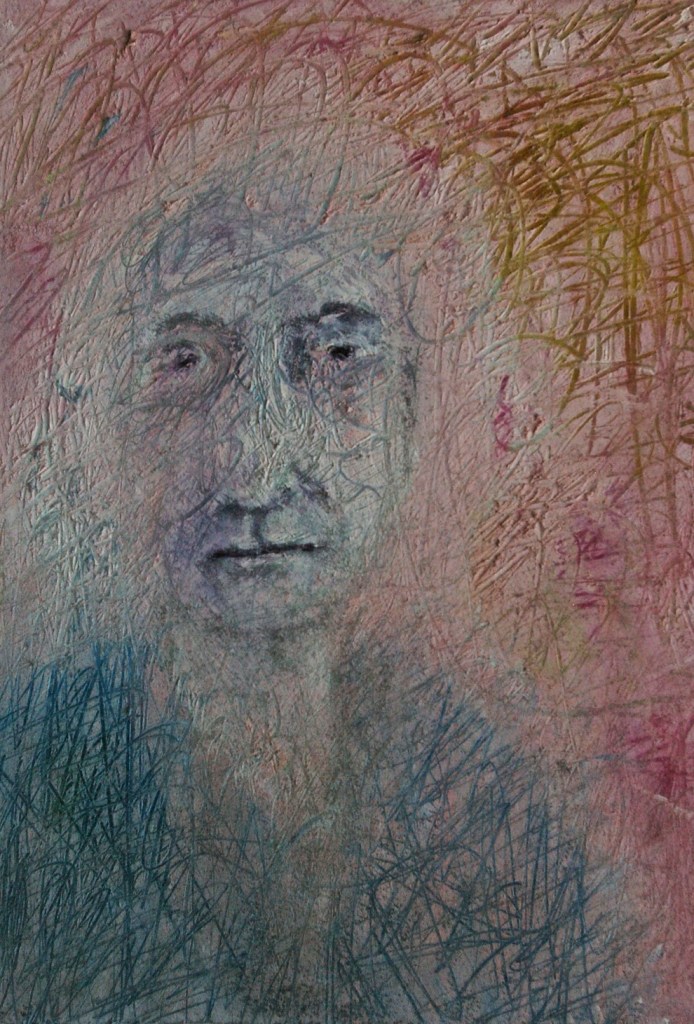 Mood 5, oil on paper, 27 x 20 cm